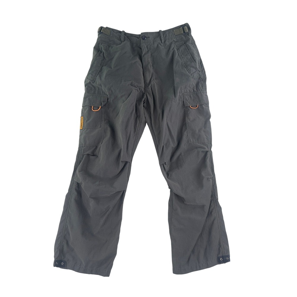 Abercrombie‎ & Fitch Pants Mens Large Gray Parachute Cargo Utility Workwear